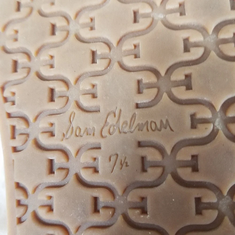 Sam Edelman Adaley Sandals Womens 7.5 Tan Cheetah Calf Hair Excellent Espadrille